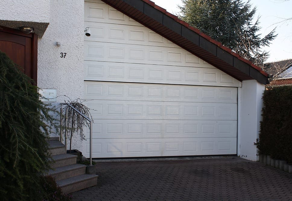 Kassettenansicht Hörmann-Sektionaltor Kassette Ansicht von Sektionaltoren