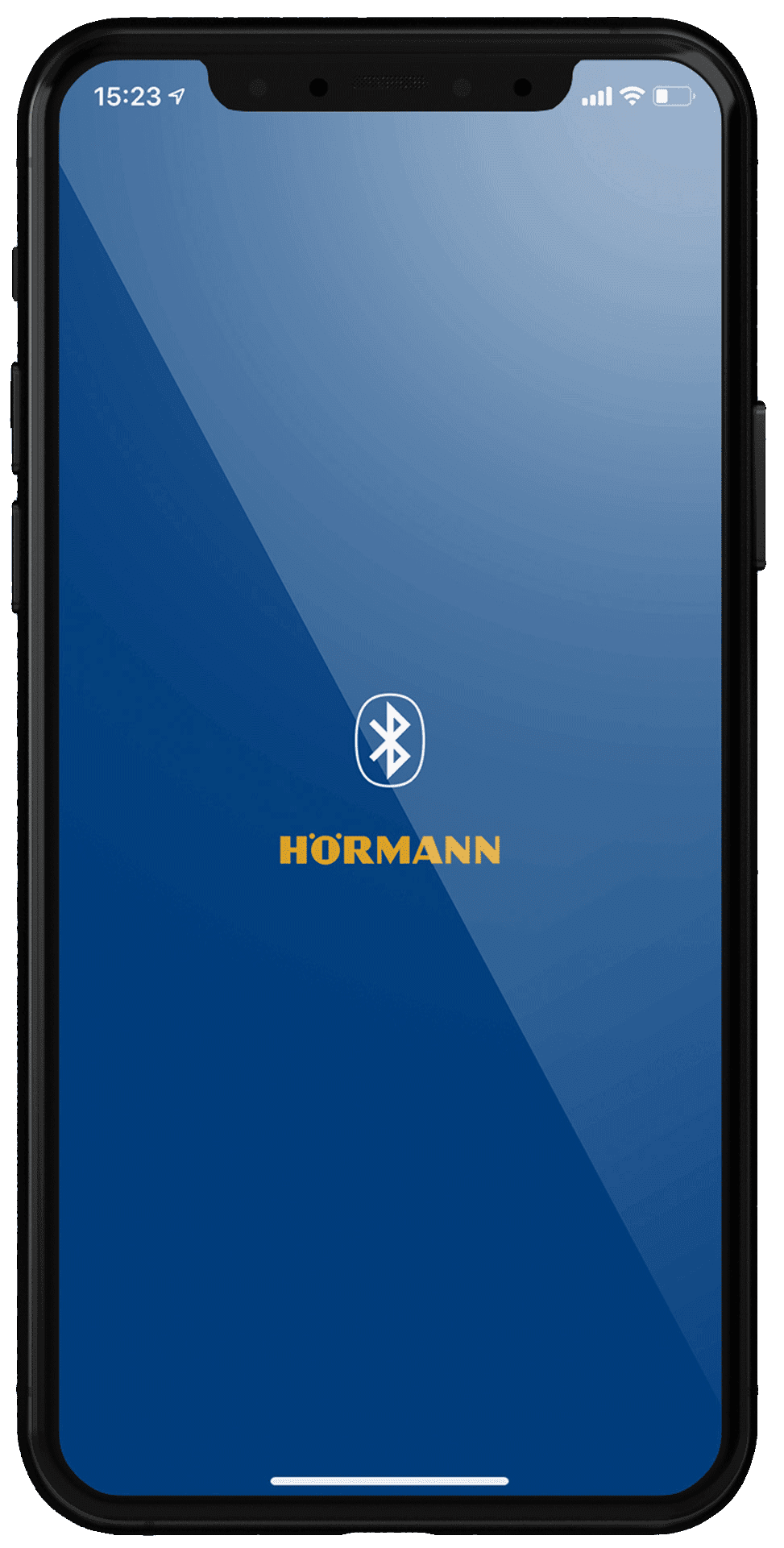 Smartphone single BlueSecure App Hörmann