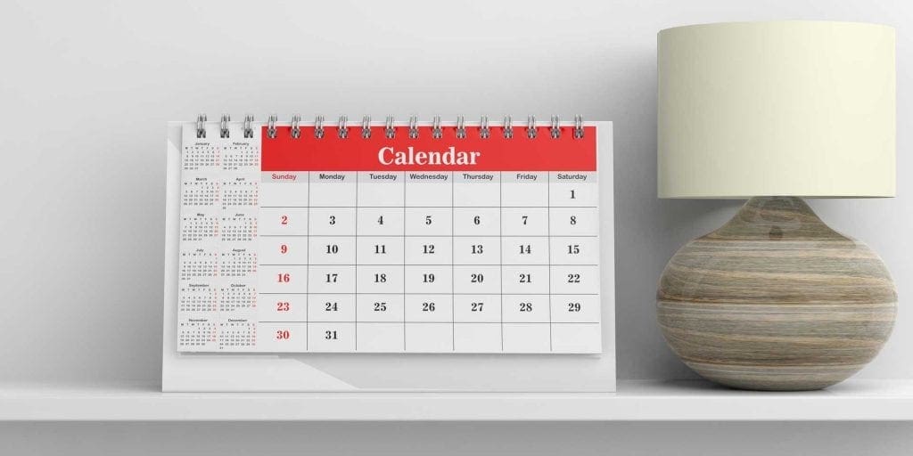 Kalender Montagetermin auswahl